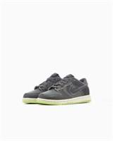 Kids Nike Dunk Low SE (PS) Trainers DQ6216 001 Grey/Green Size UK 10.5 EU 28