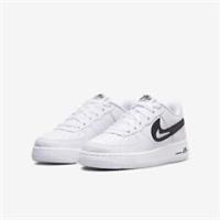 Kids Nike Air Force 1 GS Trainers DR7889 100 White/Black Size UK 3.5 EU 36