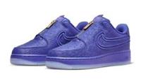 Nike Serena Williams Air Force 1 Trainers DR9842 400 Lapis/Gold Size UK 2.5_3.5