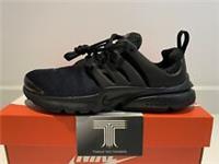 Nike Presto Triple Black ~ 833875 003 ~ Youth Uk Size 3.5 ~ Euro 36