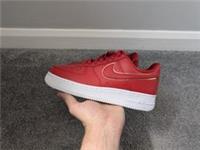 Nike Icon Clash Red Golf AF1 Air Force One UK 4 New (FACTORY DEFECT)