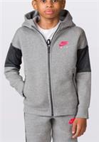 Nike Air Boys NSW Fleece Hooded Tracksuit Grey