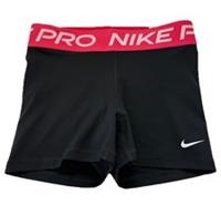 Nike Pro 3 Inch Athletic Shorts Black / Pink Womens Size 10 Small New