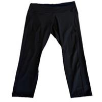 Nike Dri-Fit Fast Crop Leggings Black Womens Size UK XL 16 New