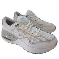 Nike Air Max System GS Junior Trainers Triple White Size UK 3 New