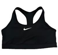 Nike Pro Swoosh Medium-Support Sports Bra Black Womens Size 10 Small New