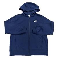 Nike Fleece Zip Up Hoodie Navy Blue Boys Size Medium 9-10 Years New