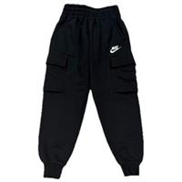 Nike Club Fleece Kids Cargo Joggers Black Size 6-7 Years New
