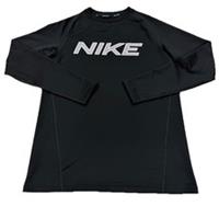 Nike Pro Dri-Fit Long Sleeve Training Top Black Boys Size XL 13 Years New