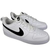 Nike Court Borough Low Junior Trainers White / Black Size UK 5.5 New