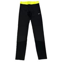 Nike Pro Leggings Black / Yellow Girls Size XL 13 Years New