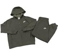 Nike Fleece Tracksuit Khaki Green Boys Size Medium 9-10 Years New