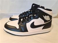 Air Jordan 1 Mid Panda Womens UK 8.5 / EU 43 Black White New No Box Lid