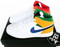 Nike Air Jordan 1 Retro Mid Multi Colour Three Peat GS UK 3.5 US 4 EUR 36 New