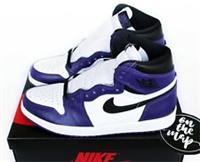 Nike Air Jordan 1 Retro High OG Court Purple White Black UK 8.5 US 9.5 EU 43 New
