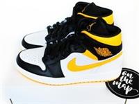 Nike Air Jordan 1 Retro Mid SE W Laser Orange Yellow UK 3 4 5 6 7 US CV5276-107
