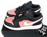 Nike Air Jordan 1 Low Quartz Pink Smoke Grey White GS UK 5 6 7 US 554723-016 New