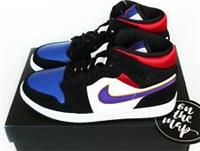 Nike Air Jordan 1 Retro Mid SE Rivals Top 3 Blue Red Purple UK 3 4 5 6 7 US New