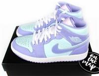 Nike Air Jordan 1 Retro Mid Purple Pulse Arctic Aqua Blue UK 5 7 8 9 10 US New