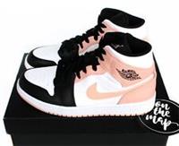 Nike Air Jordan 1 Retro Mid Crimson Tint Pink Peach Orange UK 5 7 8 11 12 US New