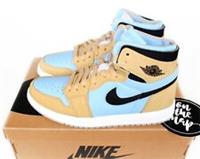 Nike Air Jordan 1 Retro High Zoom CMFT W Psychic Blue Sesame UK 4 5 6 7 US New