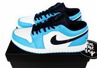 Nike Air Jordan 1 Retro Low UNC Obsidian Blue White UK 6 US 7 EUR 40 New