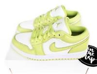 Nike Air Jordan 1 Low SE W Limelight Green Lime White UK 6.5 US 7.5 9 40.5 New
