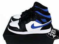 Nike Air Jordan 1 Retro Mid Racer Blue Black White 2.0 UK 6 US 7 EUR 40 New
