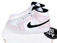 Nike Air Jordan 1 Retro Mid W Barely Rose Pink Violet UK 8.5 9 10 10.5 11 US New