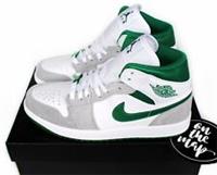 Nike Air Jordan 1 Retro Mid SE Smoke Grey Pine Green UK 5 6 7 8 9 10 11 12 US