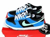 Nike Dunk Low Retro SE Crater Blue Aqua Black Mint Green GS UK 3 4 5 6 7 US New