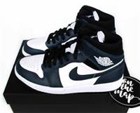 Nike Air Jordan 1 Retro Mid Armory Navy Dark Teal Blue UK 6 US 7 554724-411 New