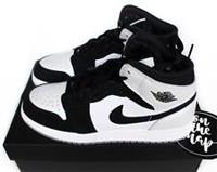 Nike Air Jordan 1 Retro Mid SE Diamond Shorts Black White UK 3 4 5 11 12 US New