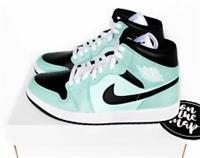 Nike Air Jordan 1 Retro Mid W Light Dew Teal Tint Aqua Blue UK 5 7 9 11 US New