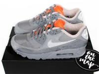 Nike Air Max 90 BSMNT Basement Glasgow Grey Orange Suede UK 3.5 US 4 EUR 36 New