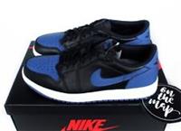 Nike Air Jordan 1 Retro Low OG Mystic Navy Blue UK 6.5 US 7.5 CZ0790-041 New
