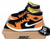 Nike Air Jordan 1 Retro High Zoom CMFT Black Monarch Brown UK 5 7 8 9 US New