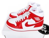 Nike Air Jordan 1 Mid W Habanero Red Syracuse White UK 3 4 5 6 7 8 10 11 US New