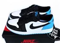 Nike Air Jordan 1 Low OG W UNC Powder Blue Black White UK 4 5 6 7 8 9 US New