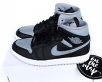 Nike Air Jordan 1 Mid W Black Shadow Grey White UK 6 US 7 8.5 EUR 40 New