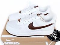 Nike Air Force 1 '07 SNKRS Day White Brown UK 5 8 9 11 12 13 US DX2666-100 New