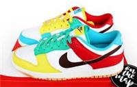 Nike Dunk Low Retro SE Free 99 White Multi Red Green UK 8 US 9 DH0952-100 New