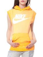 Nike Women's Sleeveless Hoody Ladies Sweatshirt yellow Small Medium