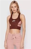 Nike Air dri fit swoosh bra velour Silver foil bronze eclipse sports bra size S - S Regular
