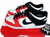 Nike Dunk Low GS NBA EMB Chicago Red Black White UK 3 4 5 6 US DO6288-100 New