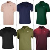Mens Nike Polo Shirt Golf Sports Breathable Short Sleeve Tennis Tops M-3XL - 2XL Regular