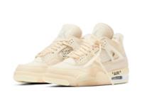 Nike Air Jordan 4 x Off White Sail W UK 5 6 7 8 9 10 11 12 US CV9388-100 New