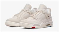 Nike Air Jordan 4 Blank Canvas Sail White W UK 9 US 10 11.5 EU 44 DQ4909-100 New
