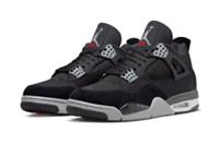 Nike Air Jordan 4 Retro SE Black Canvas Grey UK 10 US 11 EUR 45 DH7138-006 New