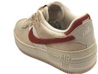 Nike Air Force 1 Trainers Womens Shadow AF1 SHIMMER SANDDRIFT Shoes Size 5 UK